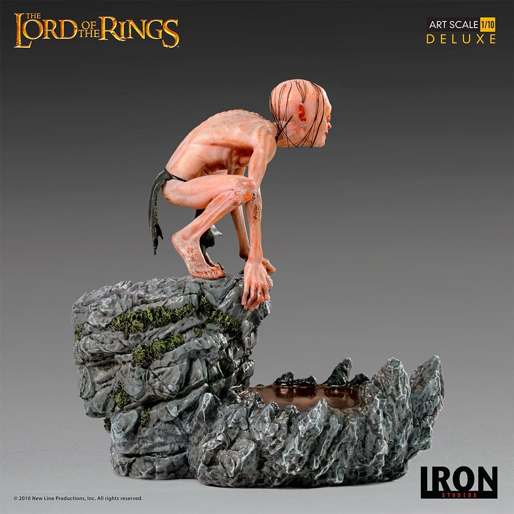 Estátua Gollum Deluxe - Lord of the Rings - Art Scale 1/10 - Iron Studios