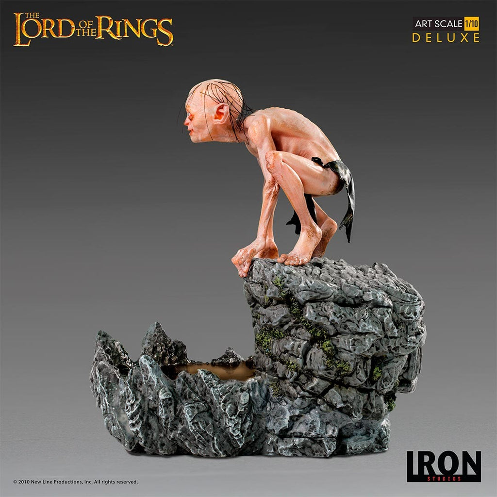 Estátua Gollum Deluxe - Lord of the Rings - Art Scale 1/10 - Iron Studios