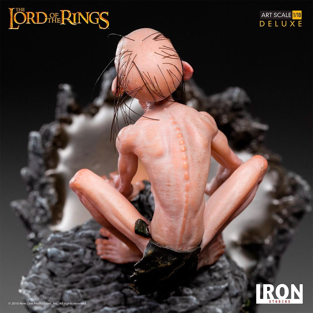 Estátua Gollum Deluxe - Lord of the Rings - Art Scale 1/10 - Iron Studios
