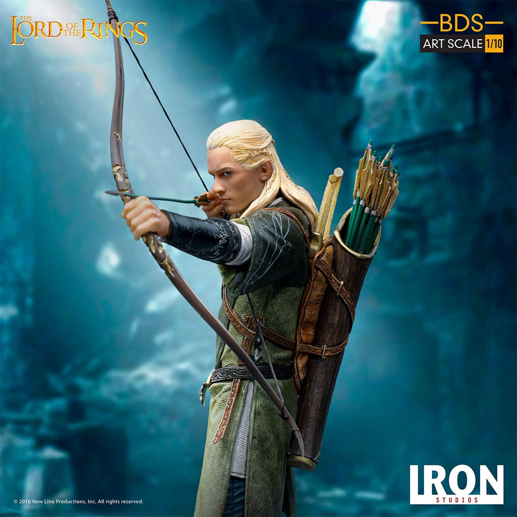 Estátua Legolas Deluxe - Lord of the Rings - Art Scale 1/10 - Iron Studios