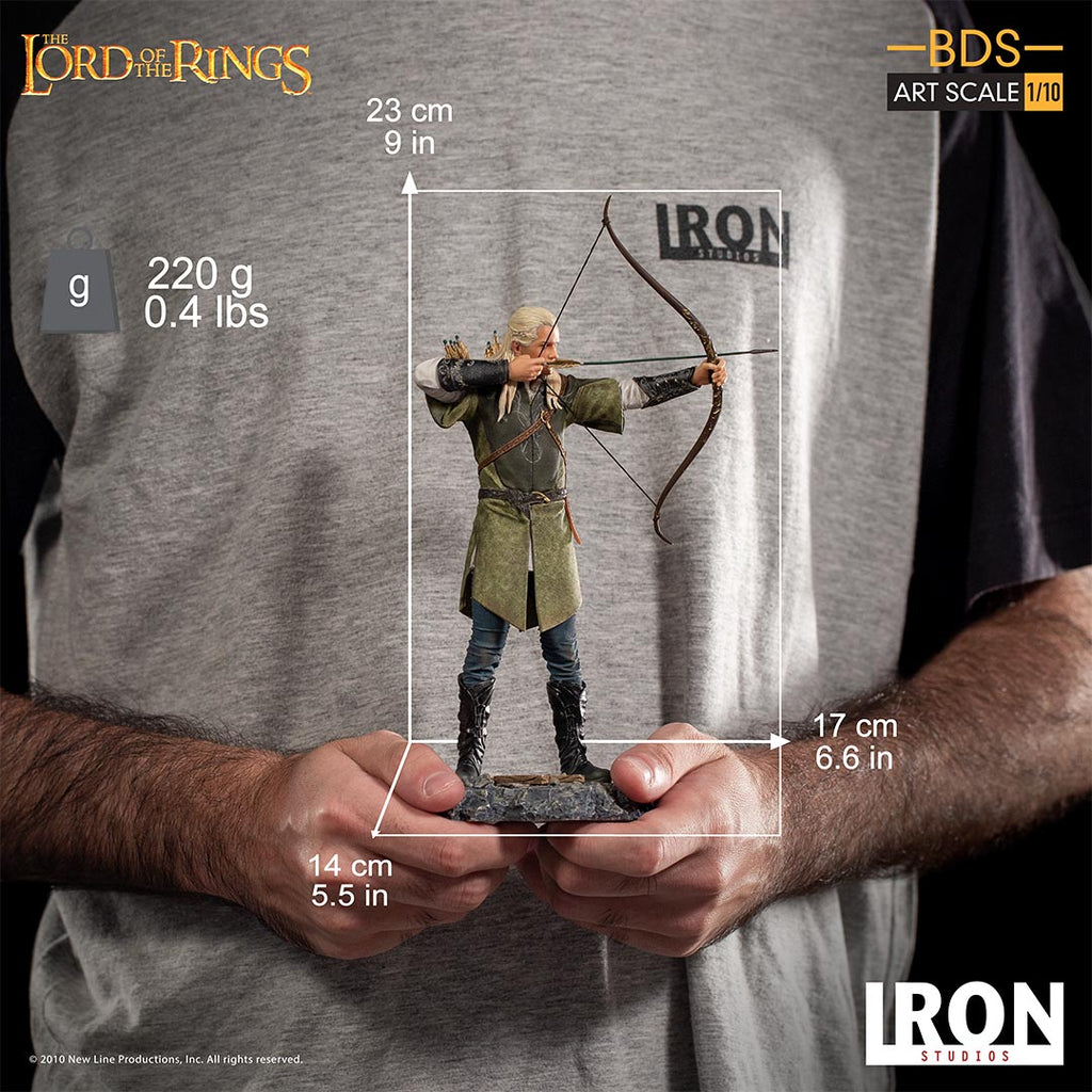 Estátua Legolas Deluxe - Lord of the Rings - Art Scale 1/10 - Iron Studios