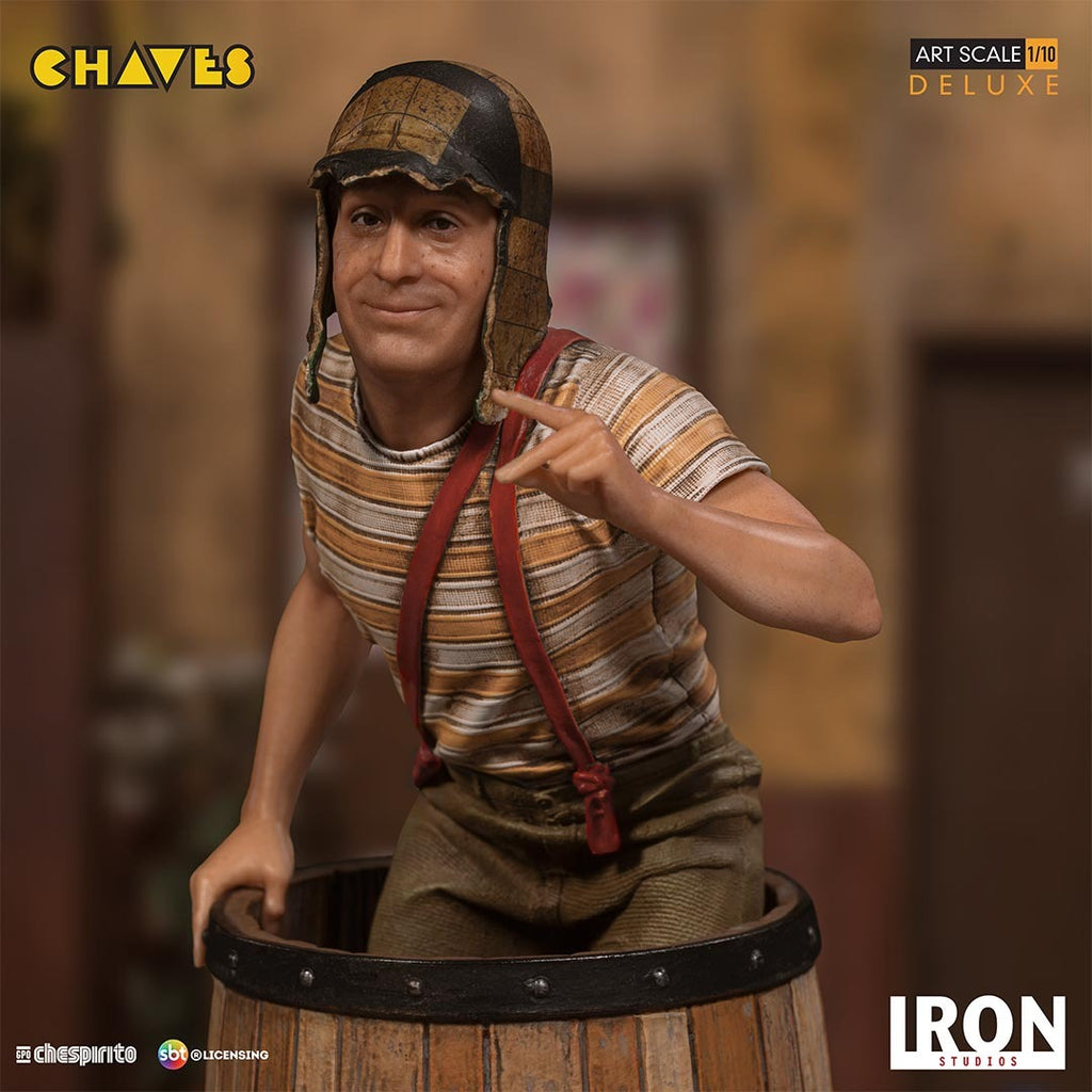 Estátua Chaves Deluxe  - Turma do chaves - Art Scale 1/10 - Iron Studios