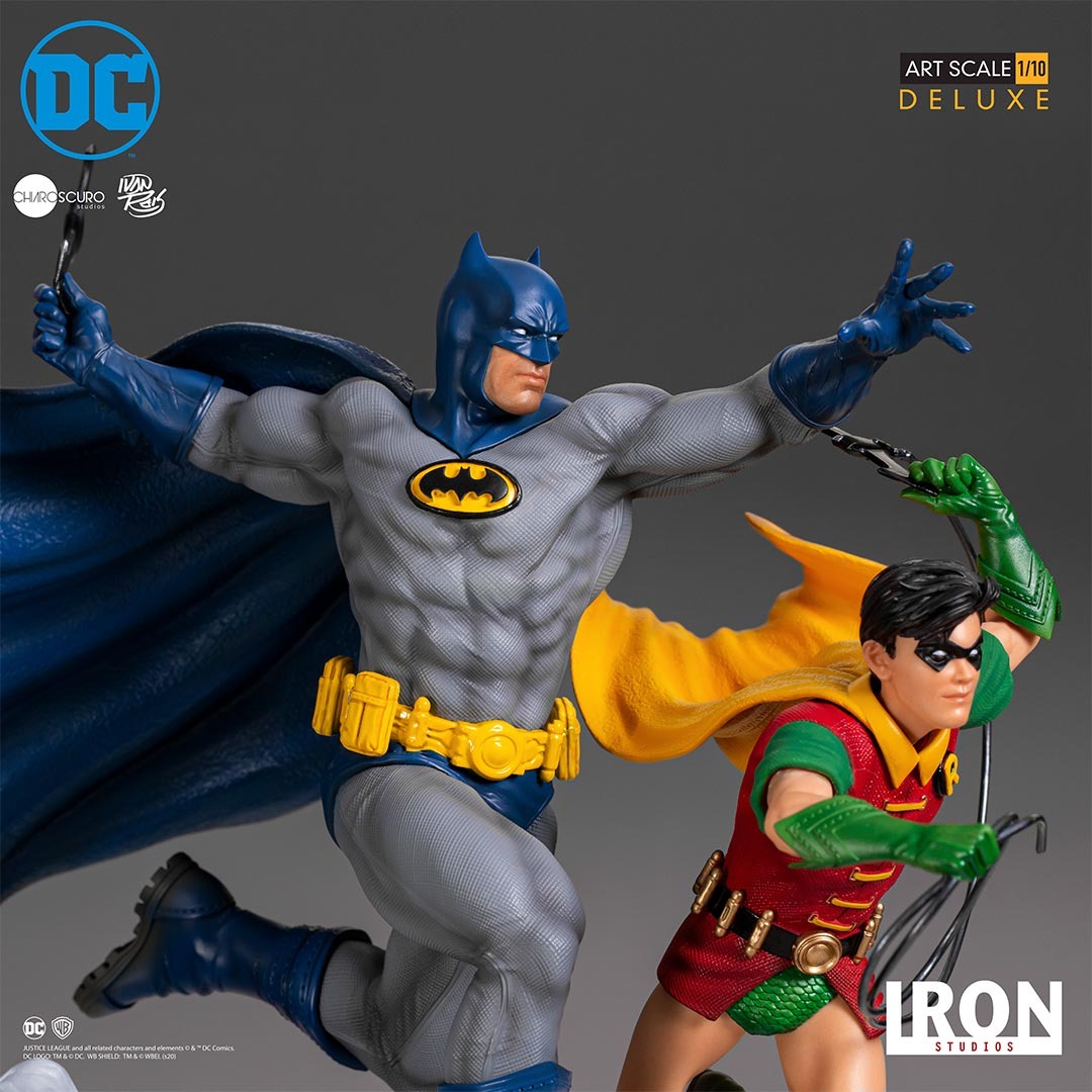 Estátua Batman & Robin Deluxe - DC Comics By Ivan Reis - Art Scale
