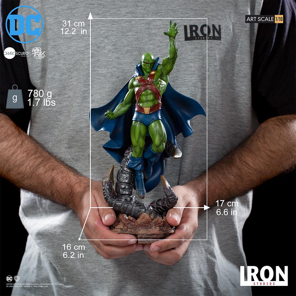 Estátua Martian Manhunter - DC Comics By Ivan Reis - Art Scale 1/10 - Iron Studios