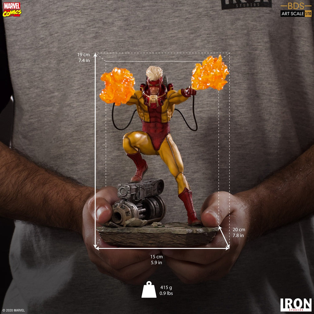 Estátua Pyro - X-Men - Bds Art Scale 1/10 - Iron Studios