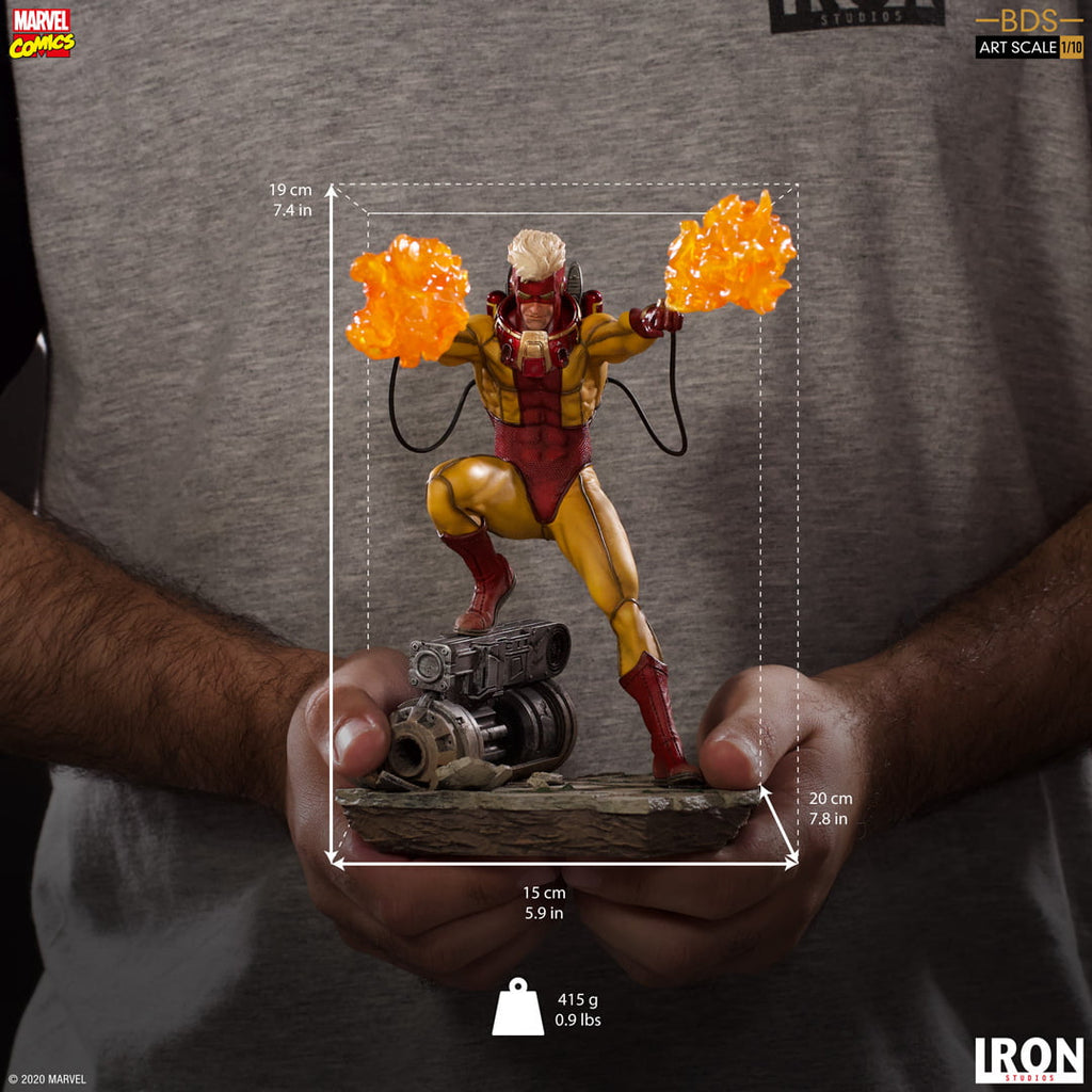 Estátua Pyro - X-Men - Bds Art Scale 1/10 - Iron Studios