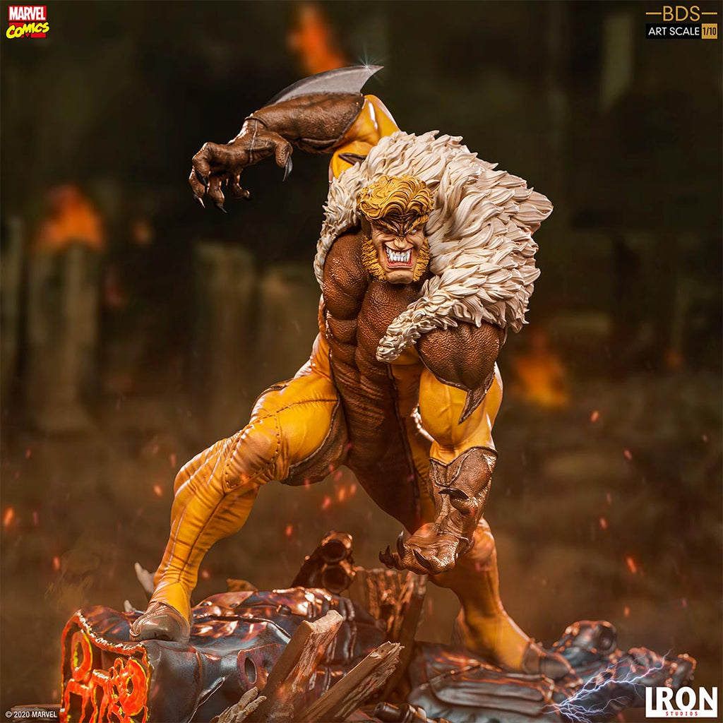 Estátua Sabretooth - X-Men - Bds Art Scale 1/10 - Iron Studios