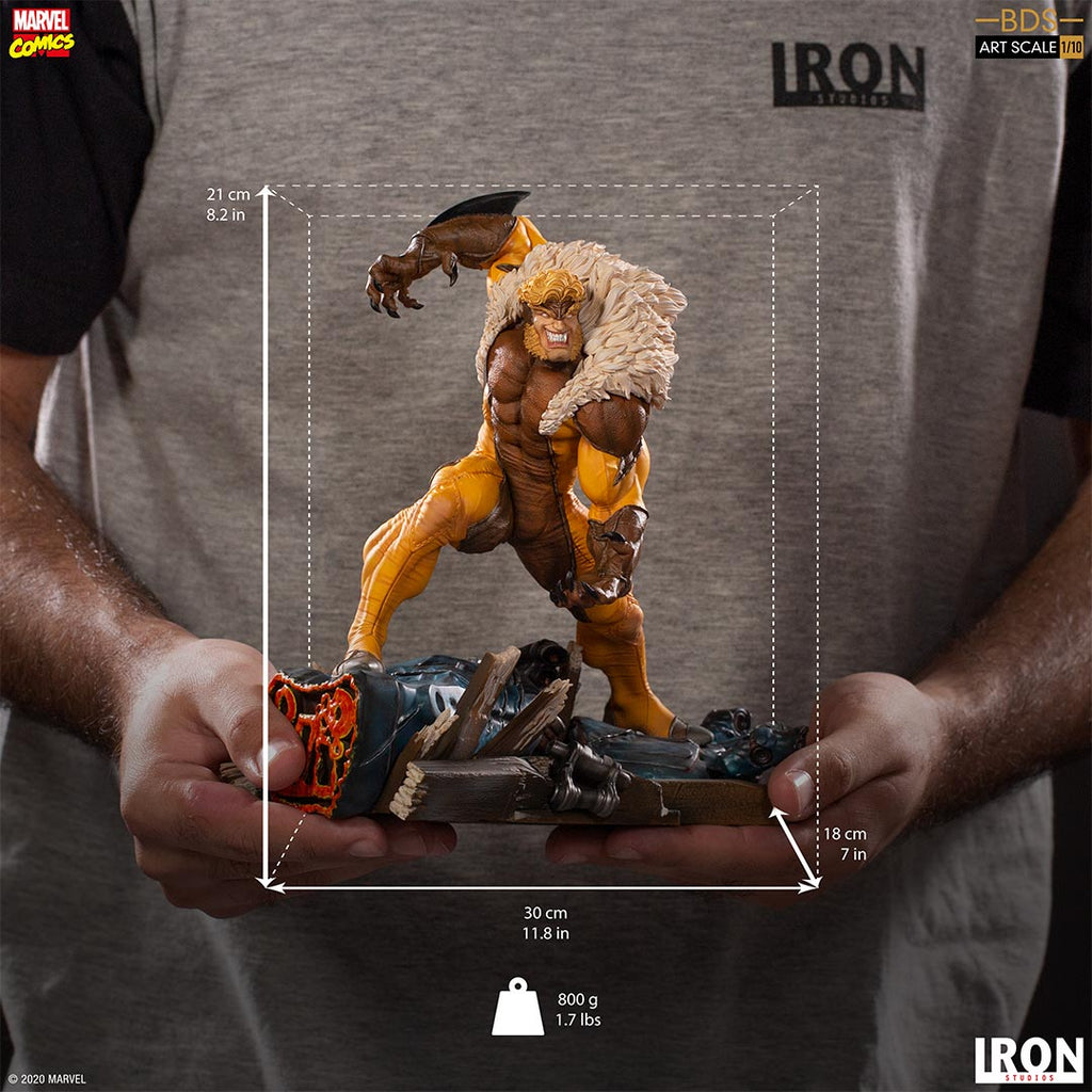 Estátua Sabretooth - X-Men - Bds Art Scale 1/10 - Iron Studios