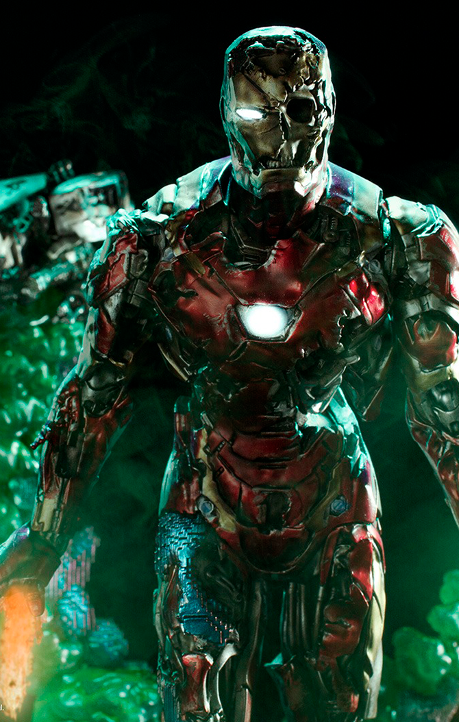 Estátua Iron Man Illusion Deluxe - Spider-Man: Far From Home - Art Scale 1/10 - Iron Studios