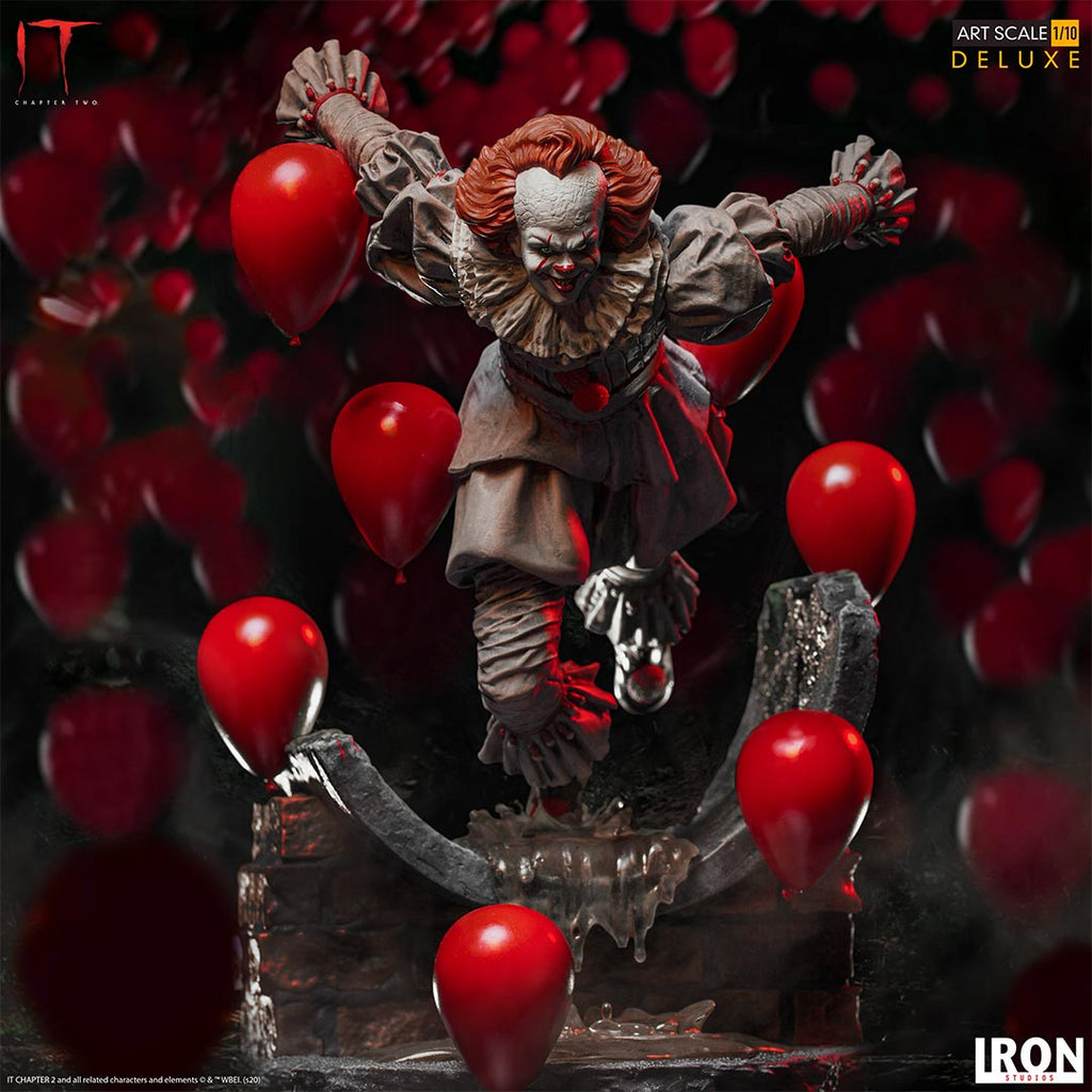 Estátua Pennywise Deluxe - It Chapter Two - Art Scale 1/10 - Iron Studios