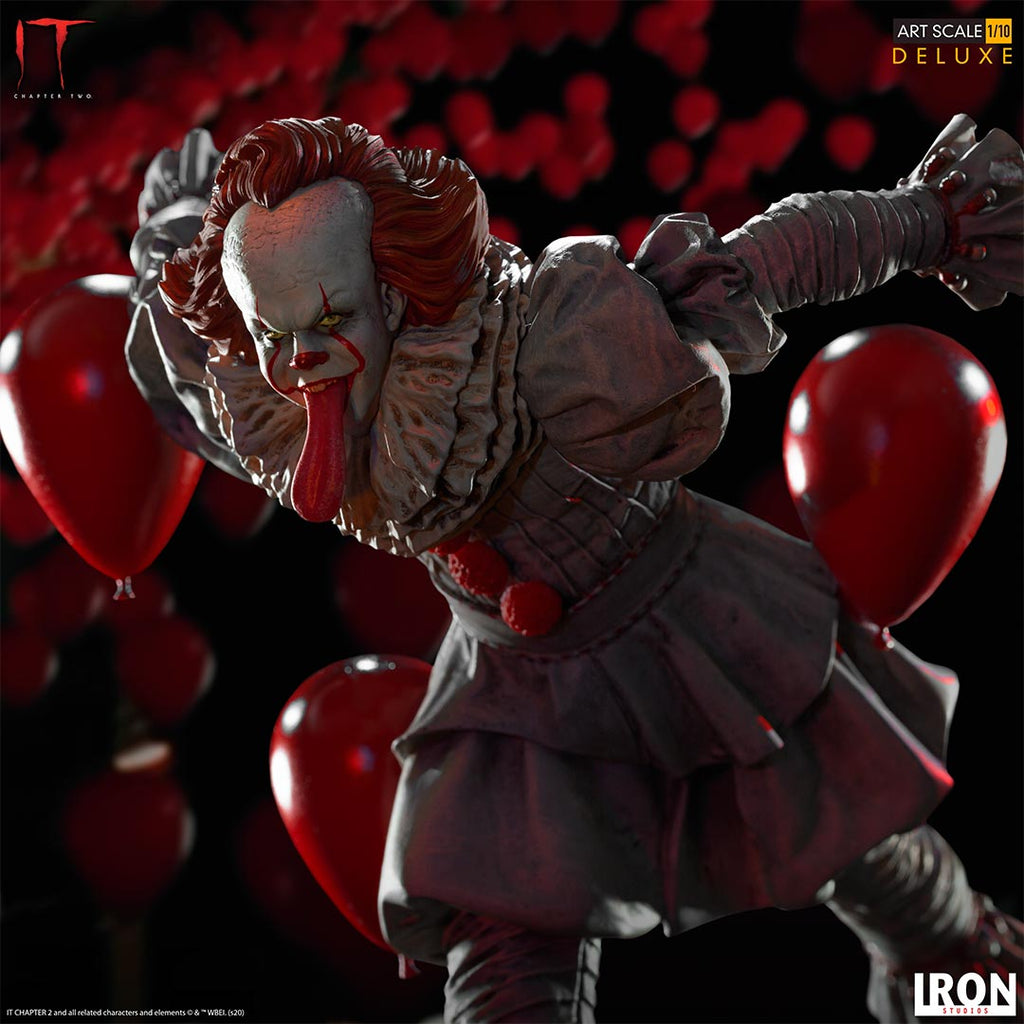 Estátua Pennywise Deluxe - It Chapter Two - Art Scale 1/10 - Iron Studios