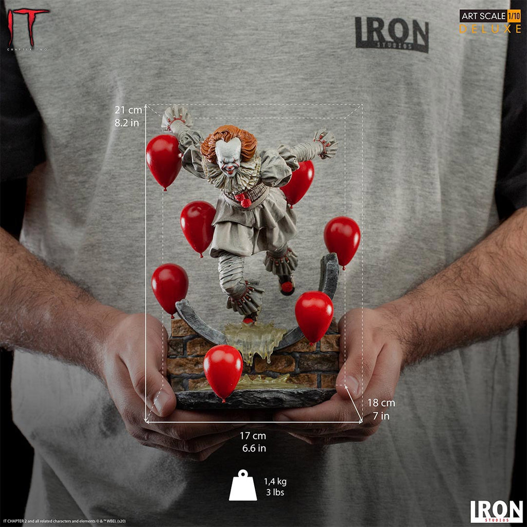 Estátua Pennywise Deluxe - It Chapter Two - Art Scale 1/10 - Iron Studios