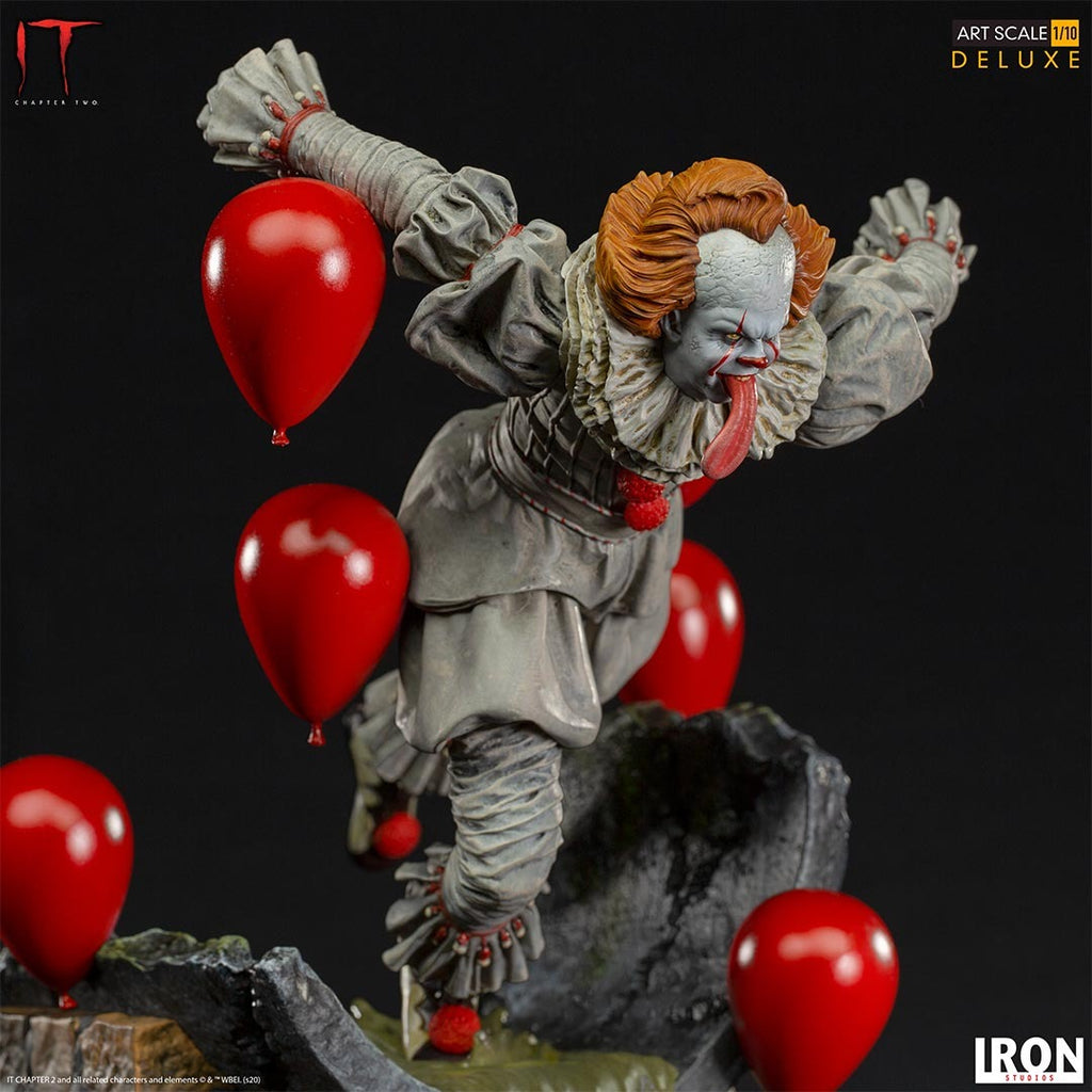 Estátua Pennywise Deluxe - It Chapter Two - Art Scale 1/10 - Iron Studios