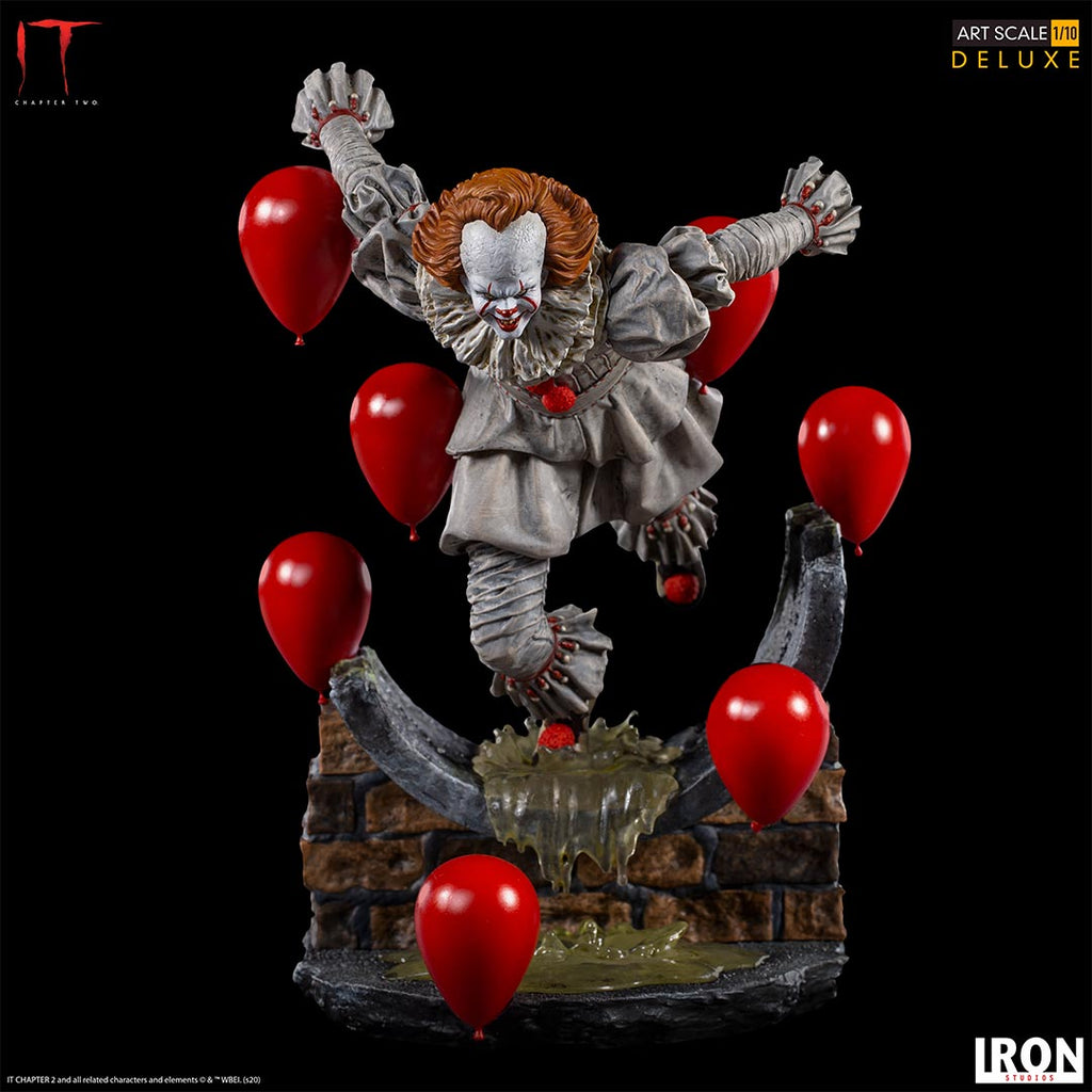 Estátua Pennywise Deluxe - It Chapter Two - Art Scale 1/10 - Iron Studios
