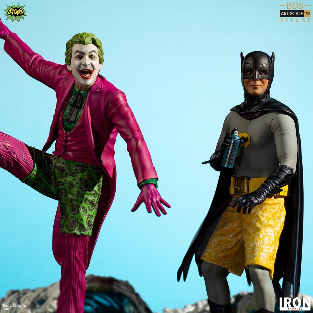 Estátua The Joker Deluxe 1/10 - Batman 66 - Bds Art Scale - Iron