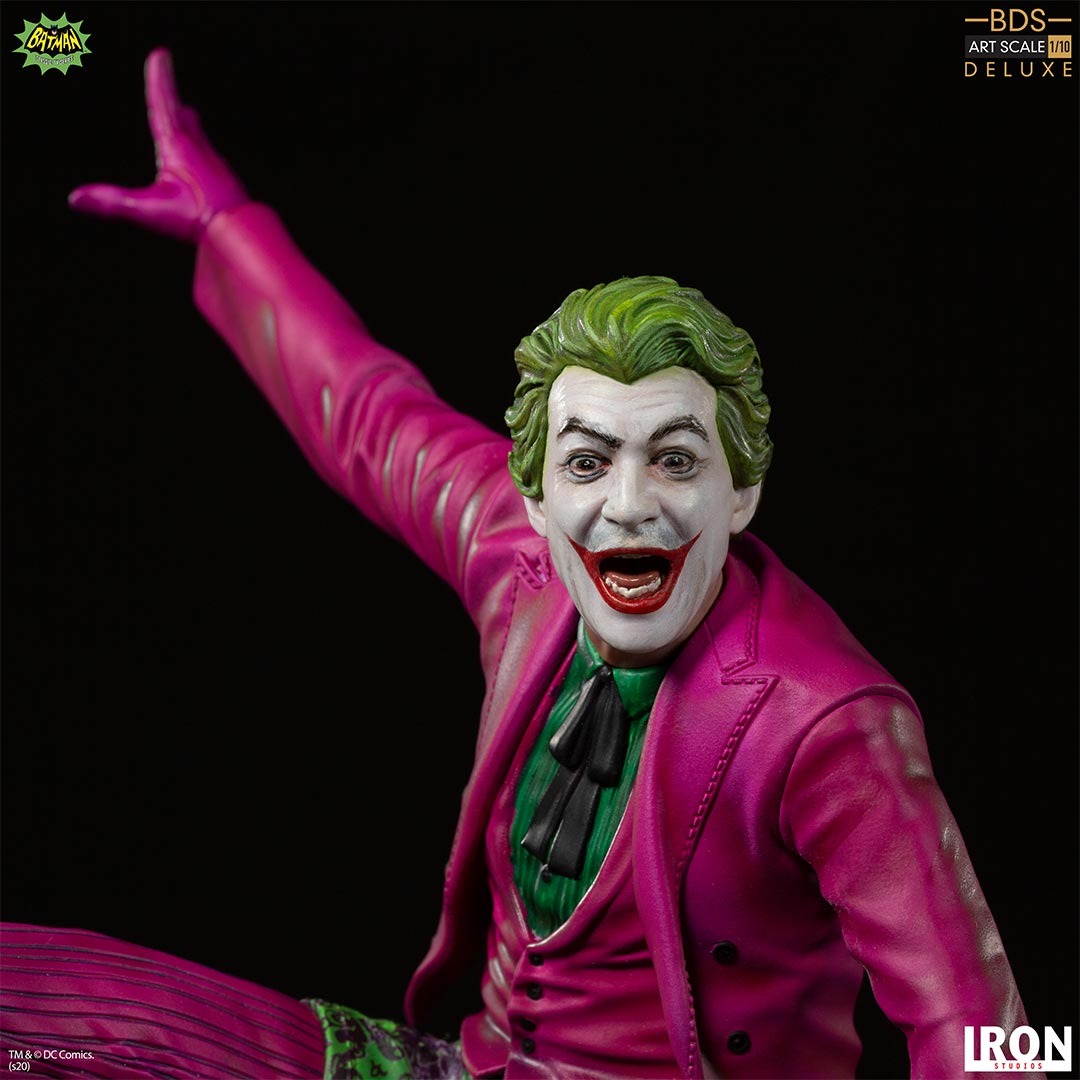 Estátua The Joker Deluxe 1/10 - Batman 66 - Bds Art Scale - Iron