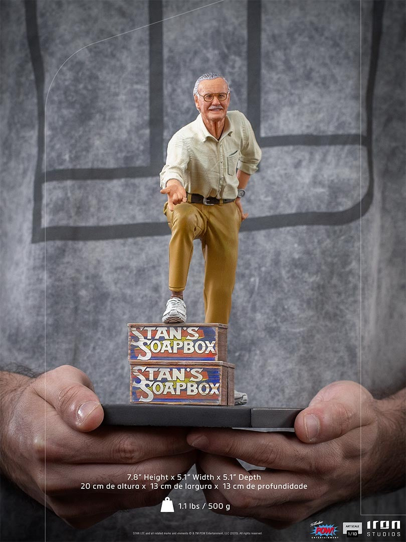 Estátua Stan Lee Regular Art Scale 1/10 - Iron Studios