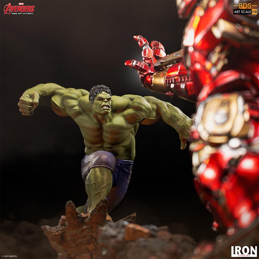 Estátua Hulk - The Infinity Saga - BDS Art Scale 1/10 - Iron