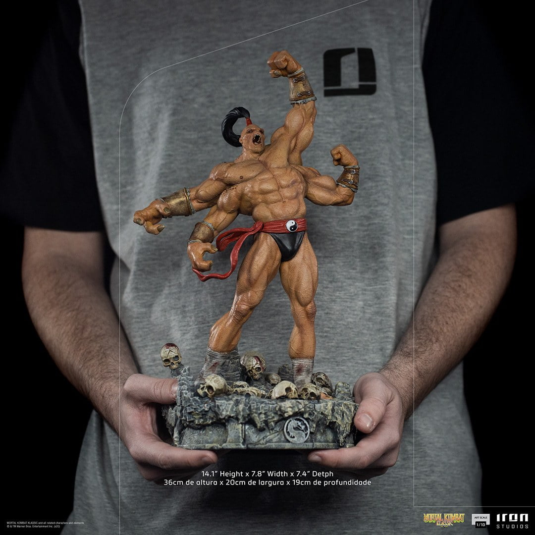 Estátua Goro Art Scale 1/10 - Mortal Kombat - Iron Studios – Iron