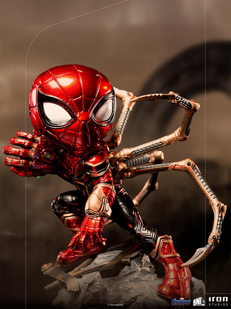 Estátua Iron Spider - Avengers: Endgame - MiniCo - Iron Studios