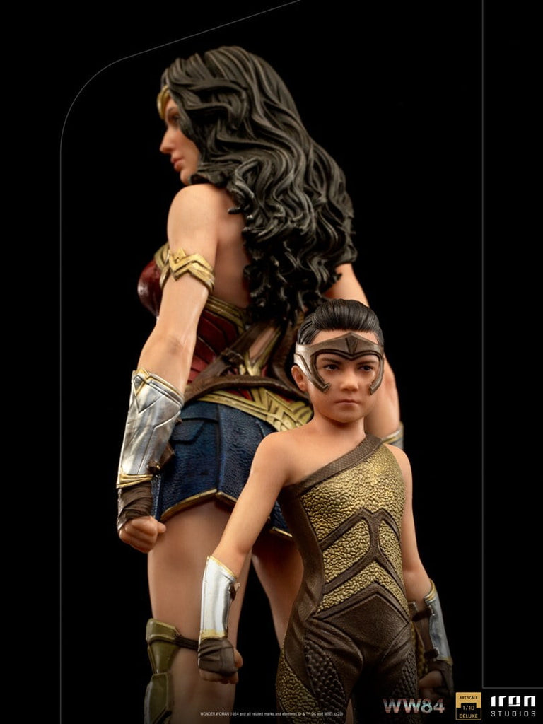 Estátua Wonder Woman & Young Diana Deluxe - WW84 - Art Scale 1/10 ? Iron Studios