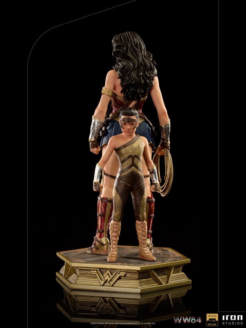 Estátua Wonder Woman & Young Diana Deluxe - WW84 - Art Scale 1/10