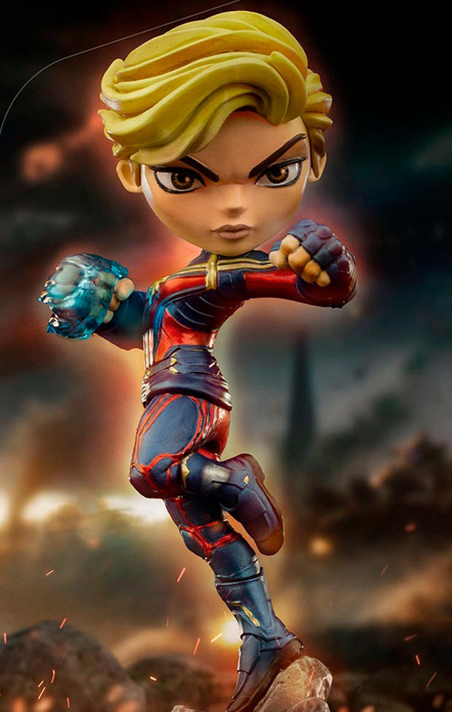 Estátua Captain Marvel - Avengers: Endgame - MiniCo - Iron Studios