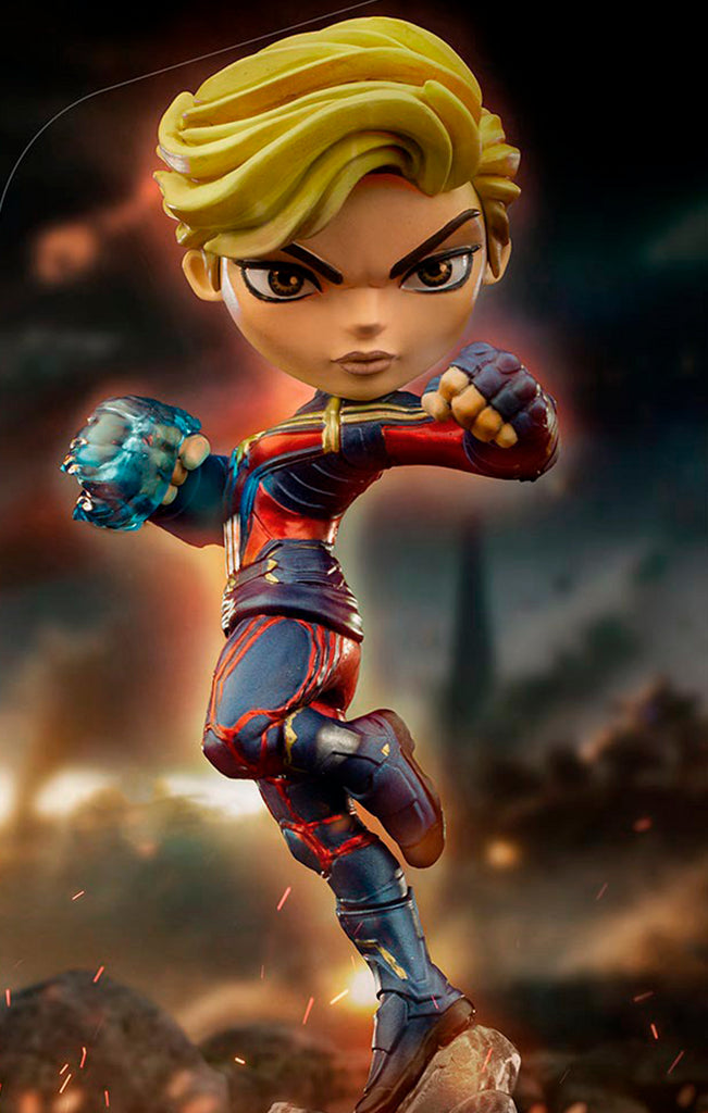 Estátua Captain Marvel - Avengers: Endgame - MiniCo - Iron Studios