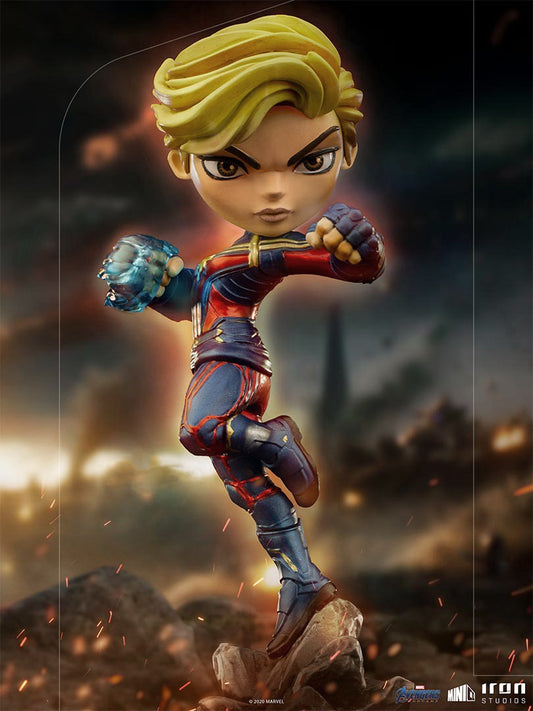 Estátua Captain Marvel - Avengers: Endgame - MiniCo - Iron Studios