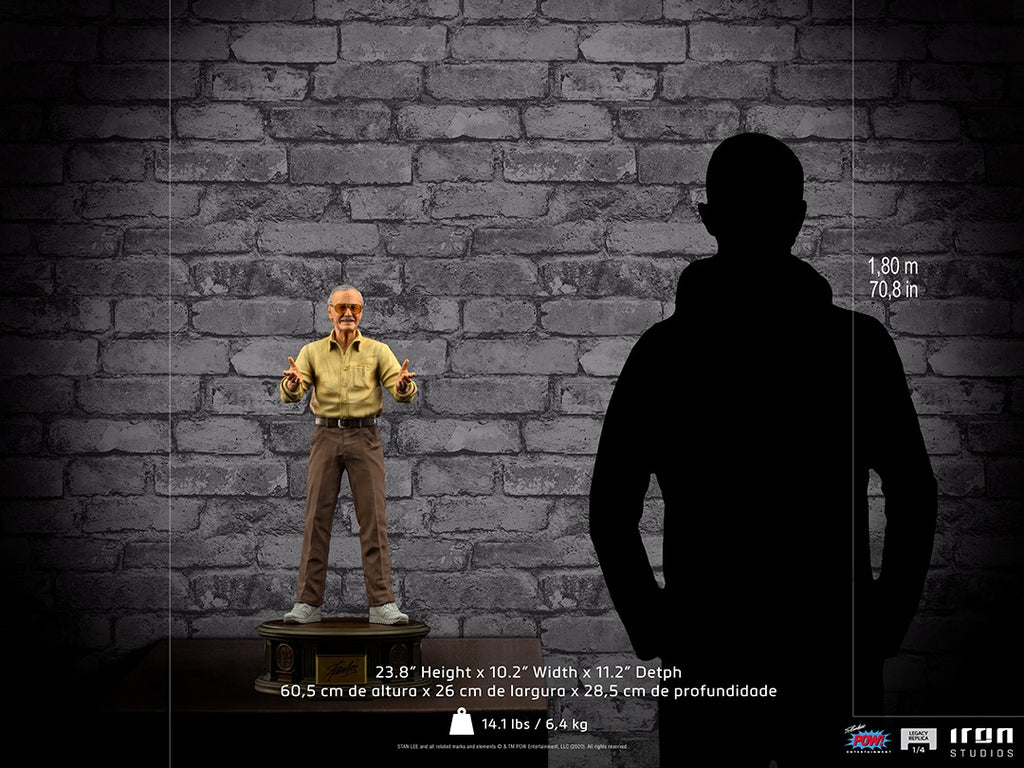 Estátua Stan Lee - Pow! - Legacy Replica 1/4 - Iron Studios