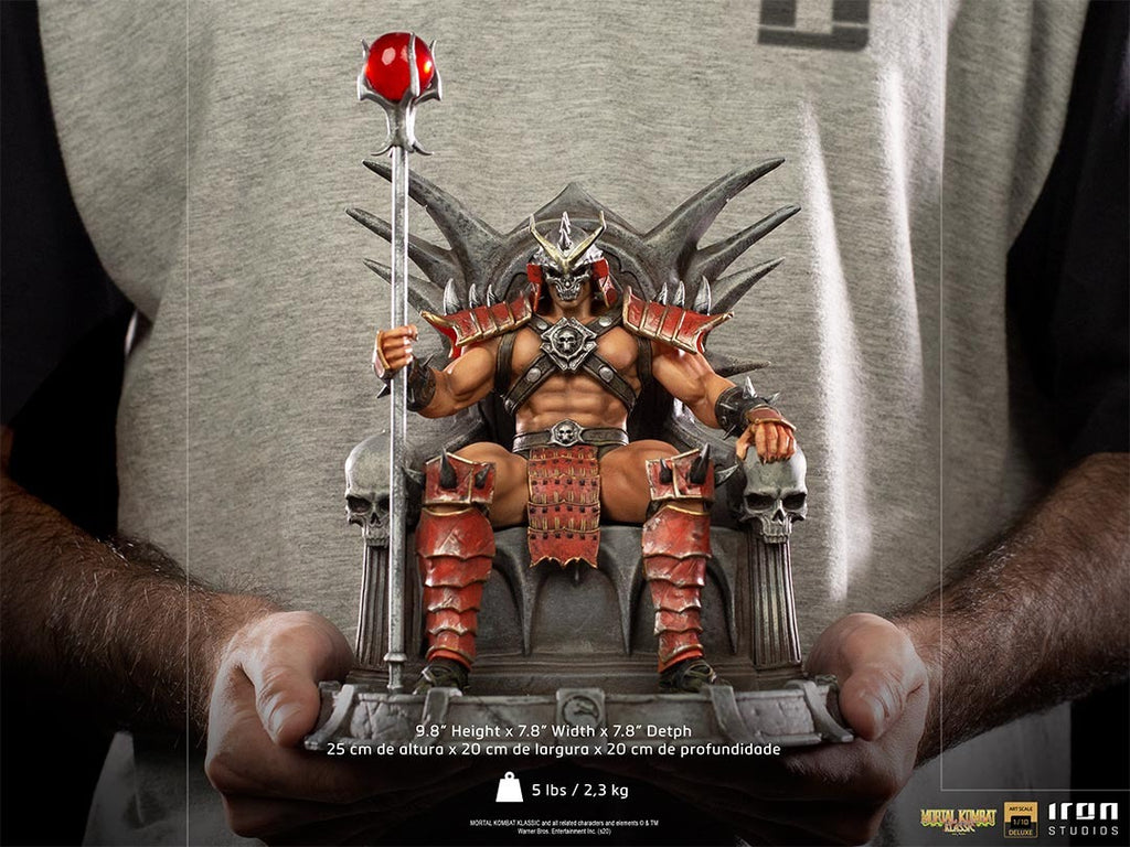 Estátua Shao Kahn Deluxe - Mortal Kombat - Art Scale 1/10 - Iron Studios