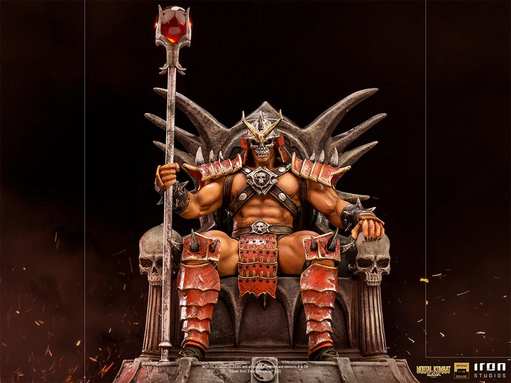 Estátua Shao Kahn Deluxe - Mortal Kombat - Art Scale 1/10 - Iron Studios