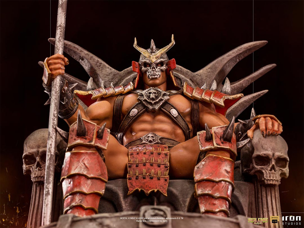 Estátua Shao Kahn Deluxe - Mortal Kombat - Art Scale 1/10 - Iron Studios