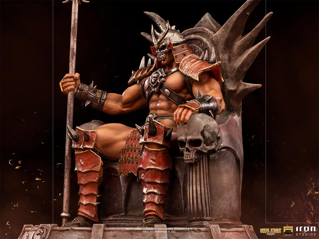 Estátua Shao Kahn Deluxe - Mortal Kombat - Art Scale 1/10 - Iron Studios