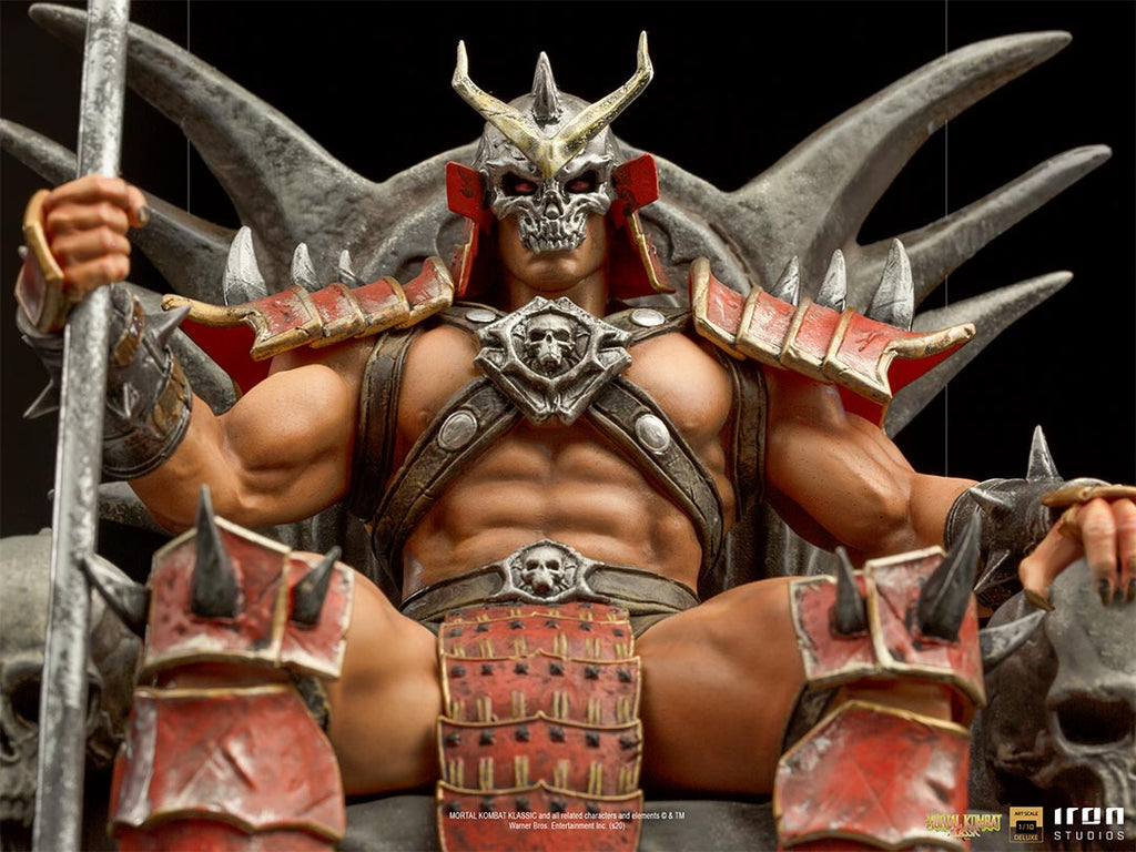 Estátua Shao Kahn Deluxe - Mortal Kombat - Art Scale 1/10 - Iron Studios