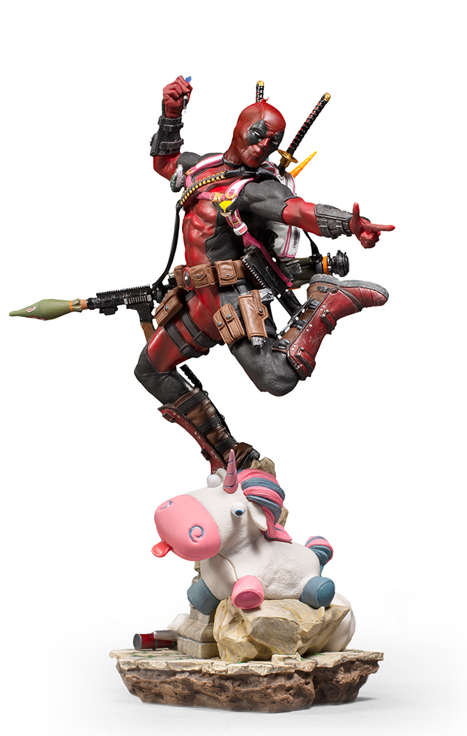 Estátua Deadpool - X-Men - Art Scale 1/10 - Iron Studios – Iron