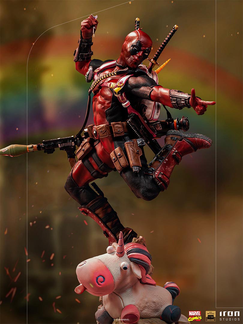 Estátua Deadpool - X-Men - Art Scale 1/10 - Iron Studios – Iron
