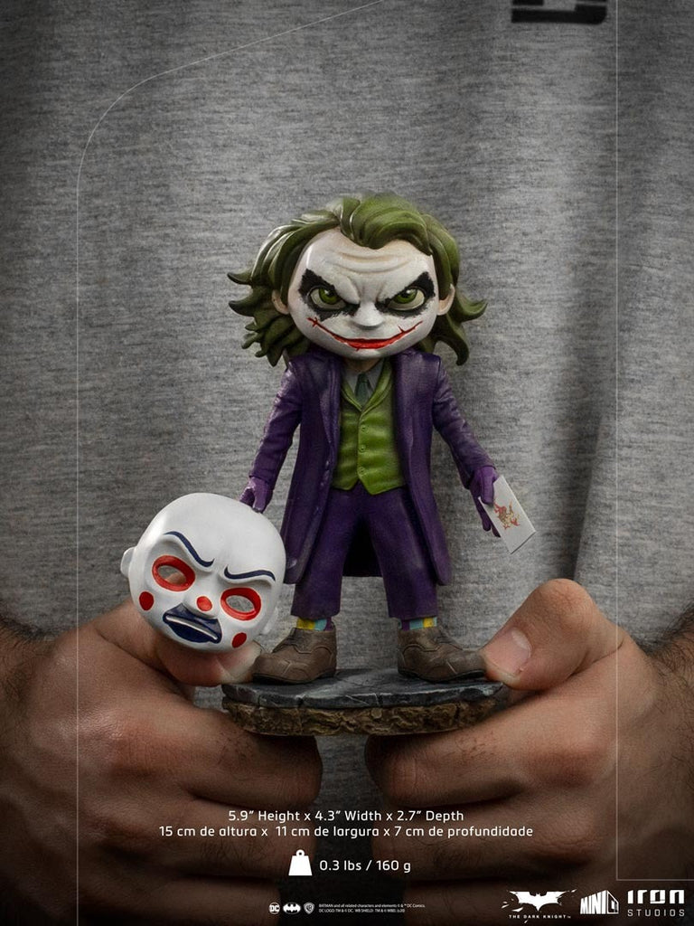 Estátua The Joker - The Dark Knight - MiniCo -Iron Studios