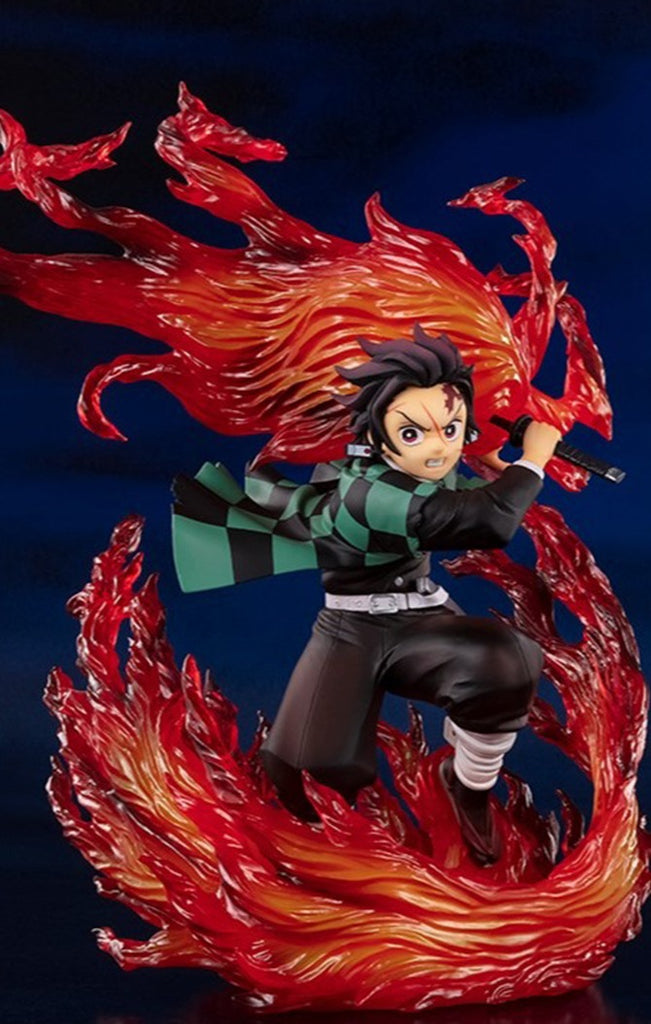 Estátua Tanjiro Kamado (Hinokami Kagura) - Demon Slayer - FiguartsZERO - Bandai