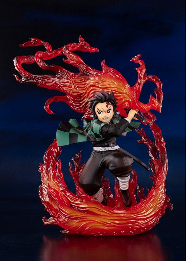 Estátua Tanjiro Kamado (Hinokami Kagura) - Demon Slayer - FiguartsZERO - Bandai