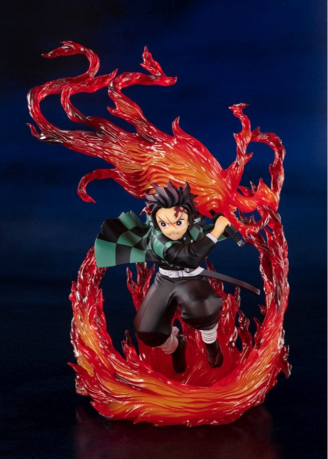 Estátua Tanjiro Kamado (Hinokami Kagura) - Demon Slayer - FiguartsZERO - Bandai