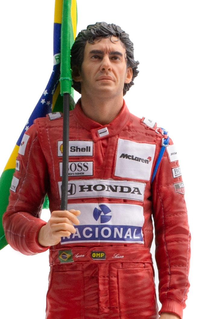 Estátua Ayrton Senna - Gp Brazil 1991 - Art Scale 1/10 - Iron Studios