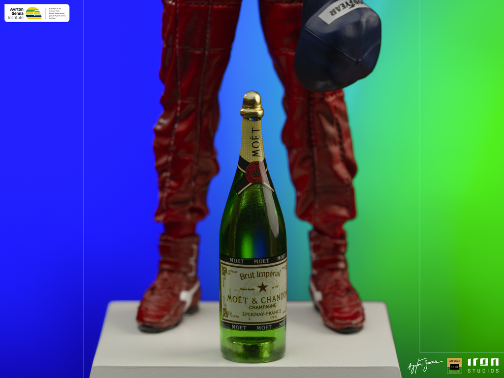 Estátua Ayrton Senna - Gp Brazil 1991 - Art Scale 1/10 - Iron Studios