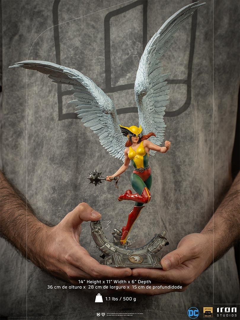 Estátua Hawkgirl Deluxe - DC Comics - Art Scale 1/10 - Iron Studios
