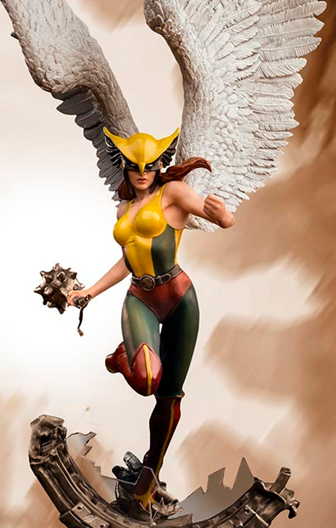 Estátua Hawkgirl Deluxe - DC Comics - Art Scale 1/10 - Iron Studios