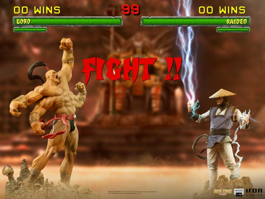 Estátua Raiden - Mortal Kombat - Art Scale 1/10 - Iron Studios