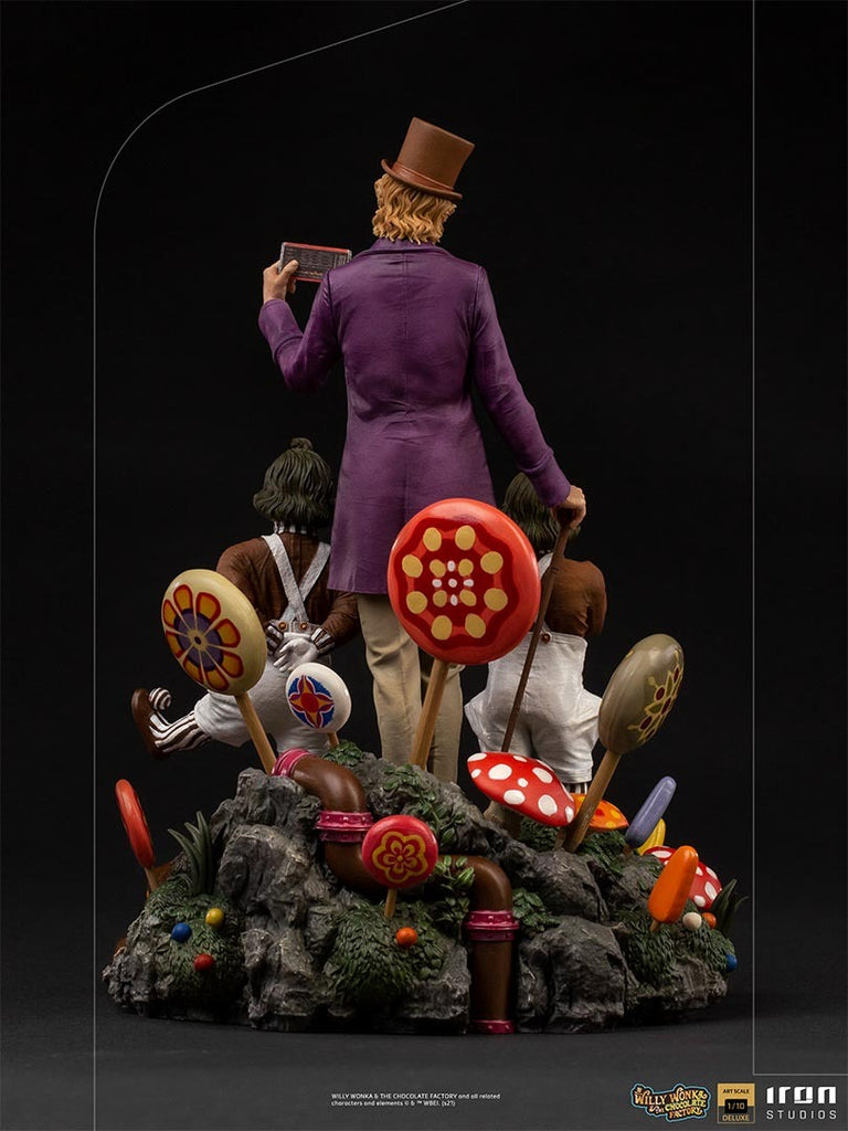 Estátua Willy Wonka - Willy Wonka and the Chocolate Factory - Art Scale 1/10 - Iron Studios