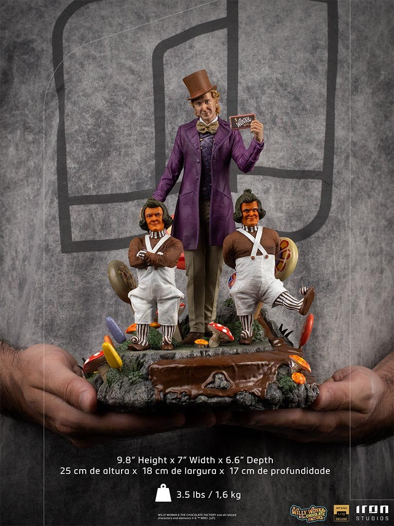 Estátua Willy Wonka - Willy Wonka and the Chocolate Factory - Art Scale 1/10 - Iron Studios