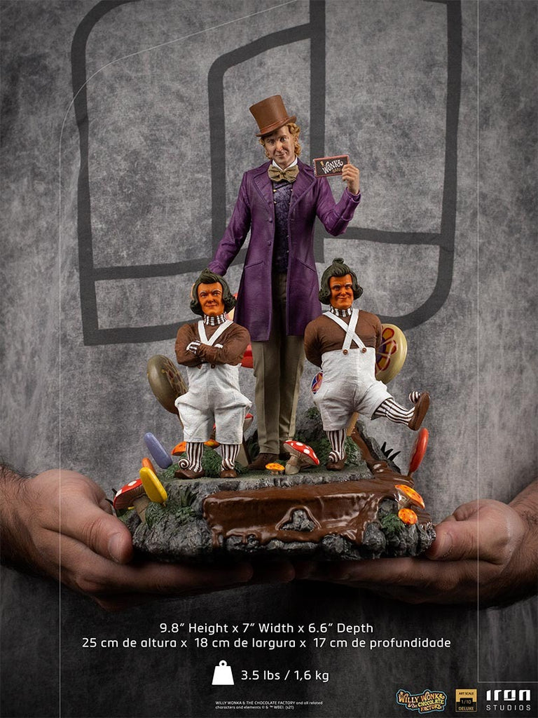 Estátua Willy Wonka - Willy Wonka and the Chocolate Factory - Art Scale 1/10 - Iron Studios
