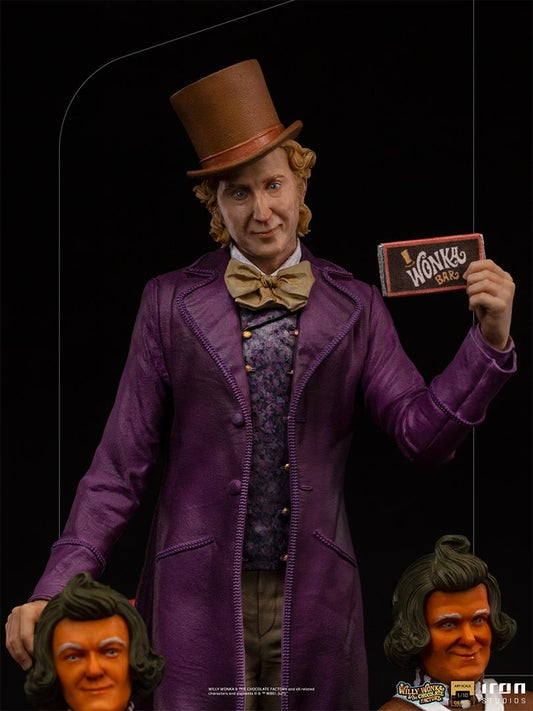 Estátua Willy Wonka - Willy Wonka and the Chocolate Factory - Art Scale 1/10 - Iron Studios